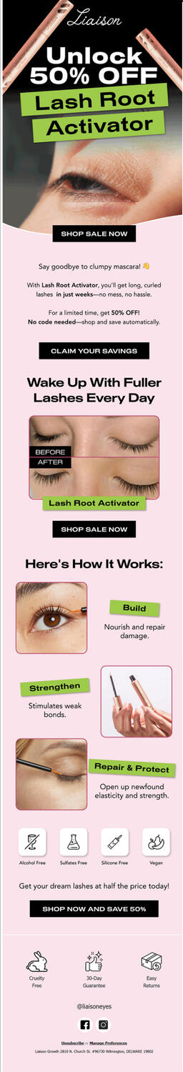 product feature email