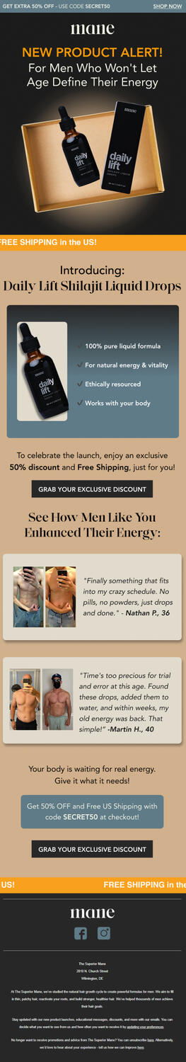 new product alert email campaign